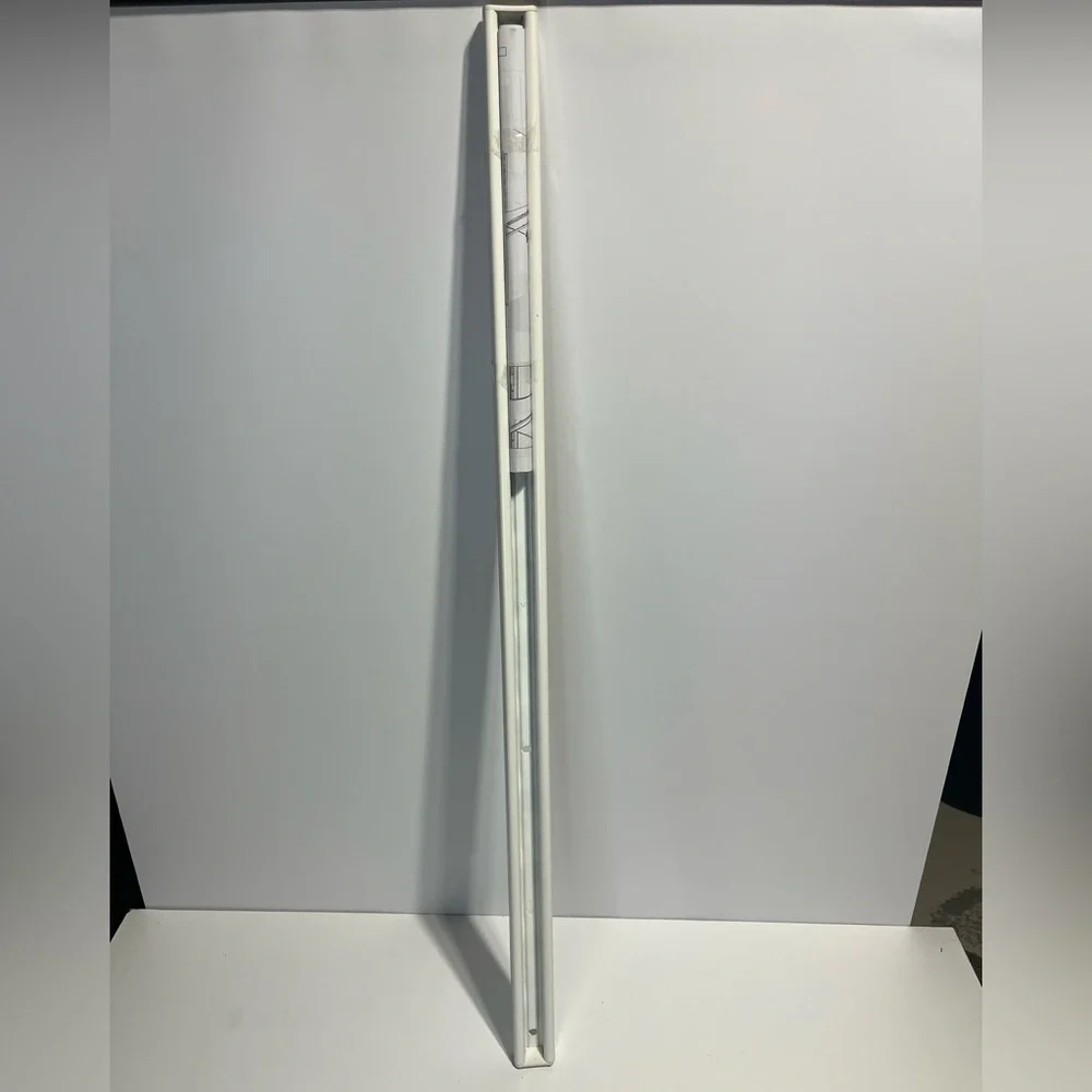IKEA Algot White Shelving Brackets Upright/Vertical Mounting Rail 33 1/8